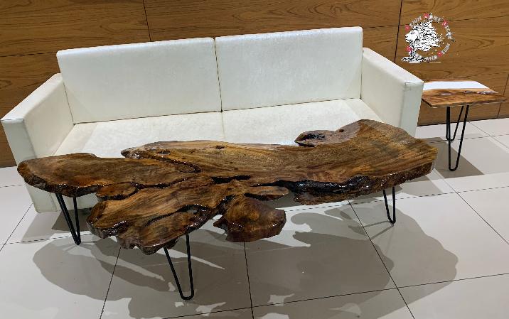 LIVE EDGE TABLE 53.5"x25.5" 30-40mm (BANYAN WOOD) (TABLE PRICE ONLY)